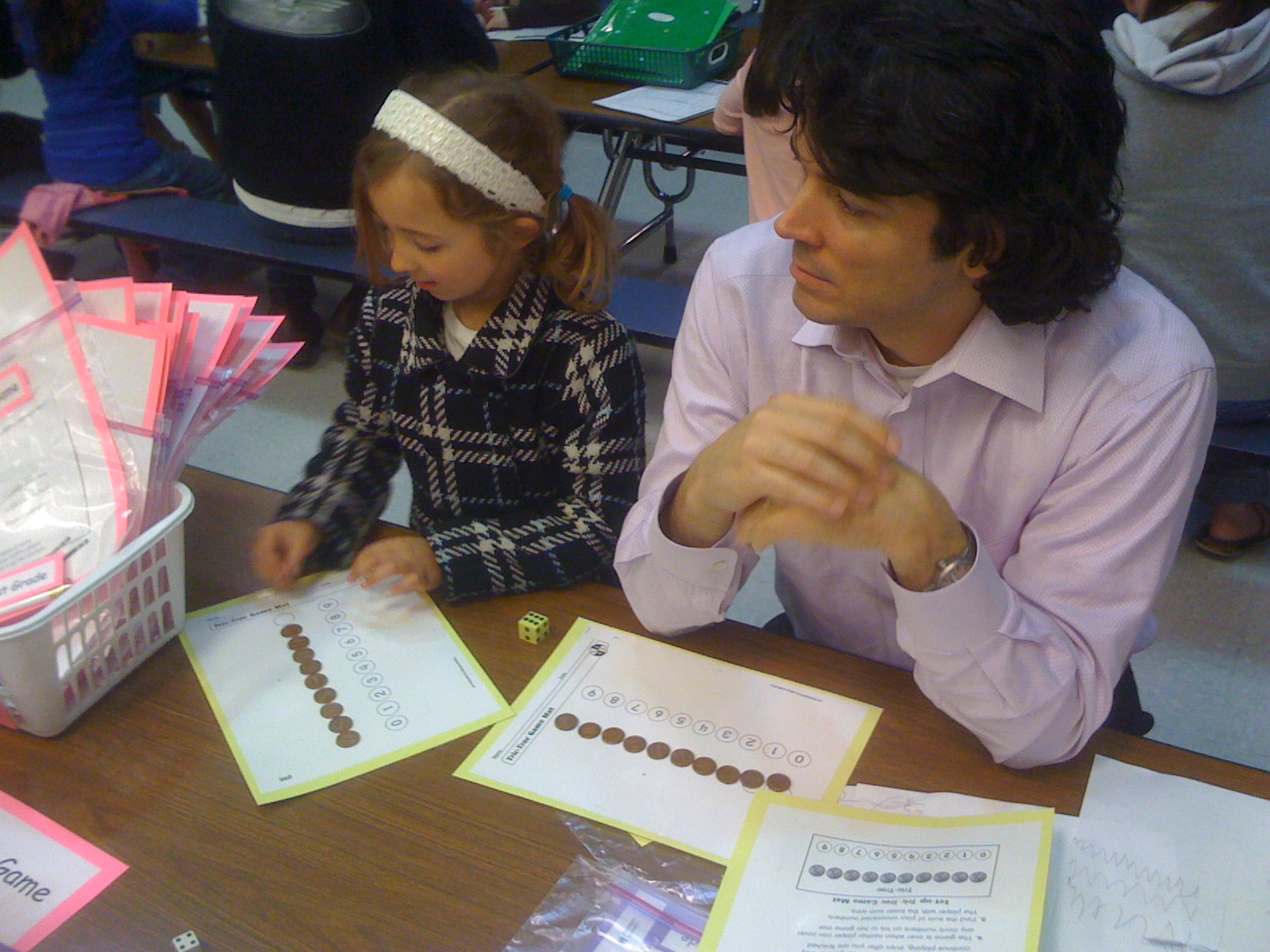 Family math fun night