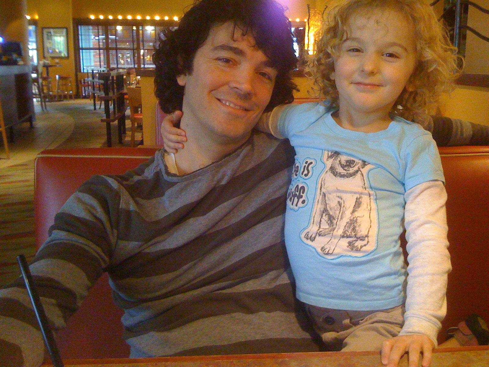 Daddy all to herself