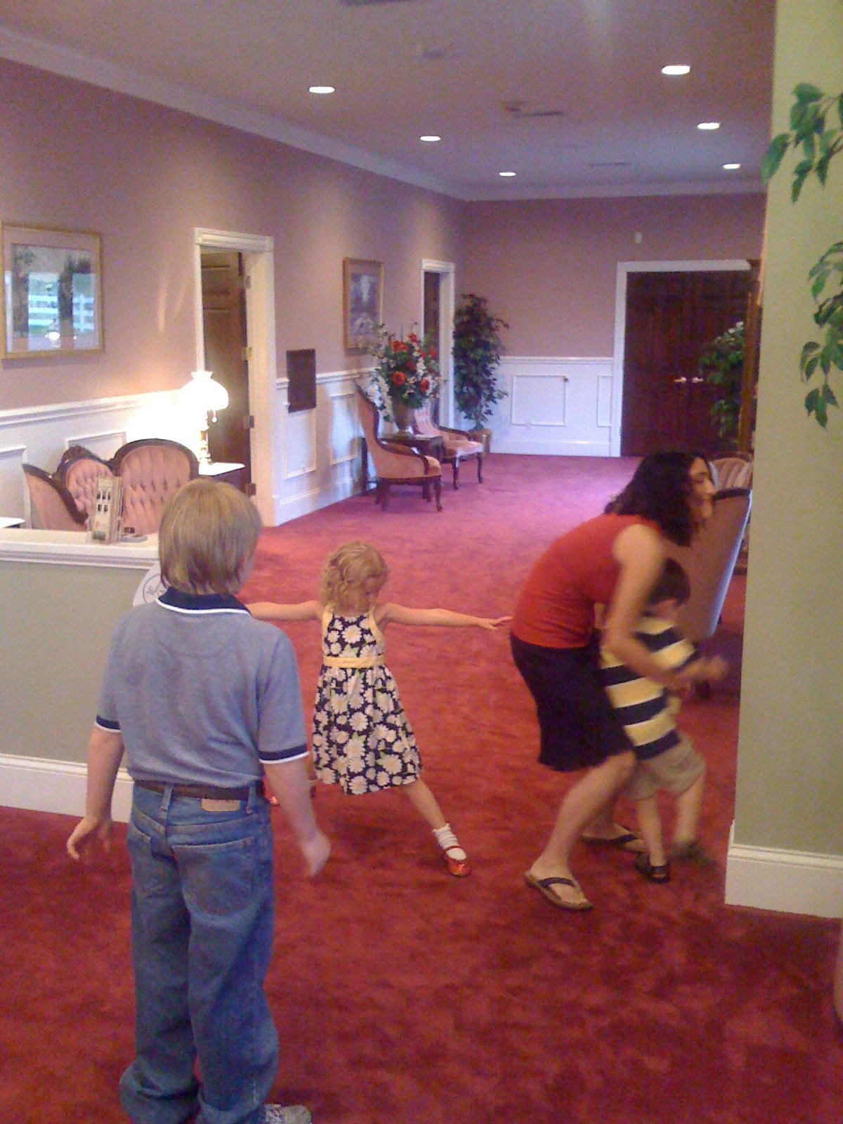Kids at the wake