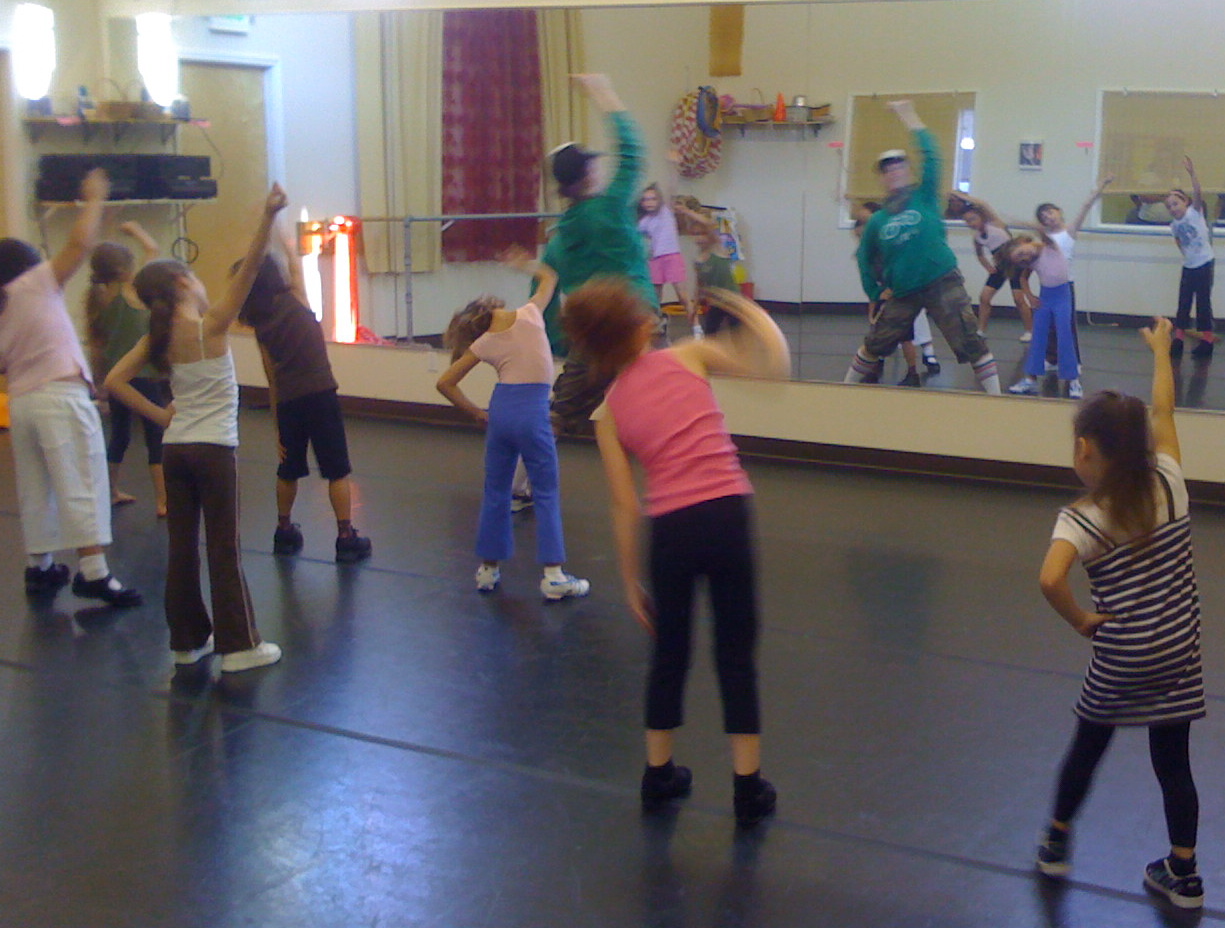 Monti’s hip hop class