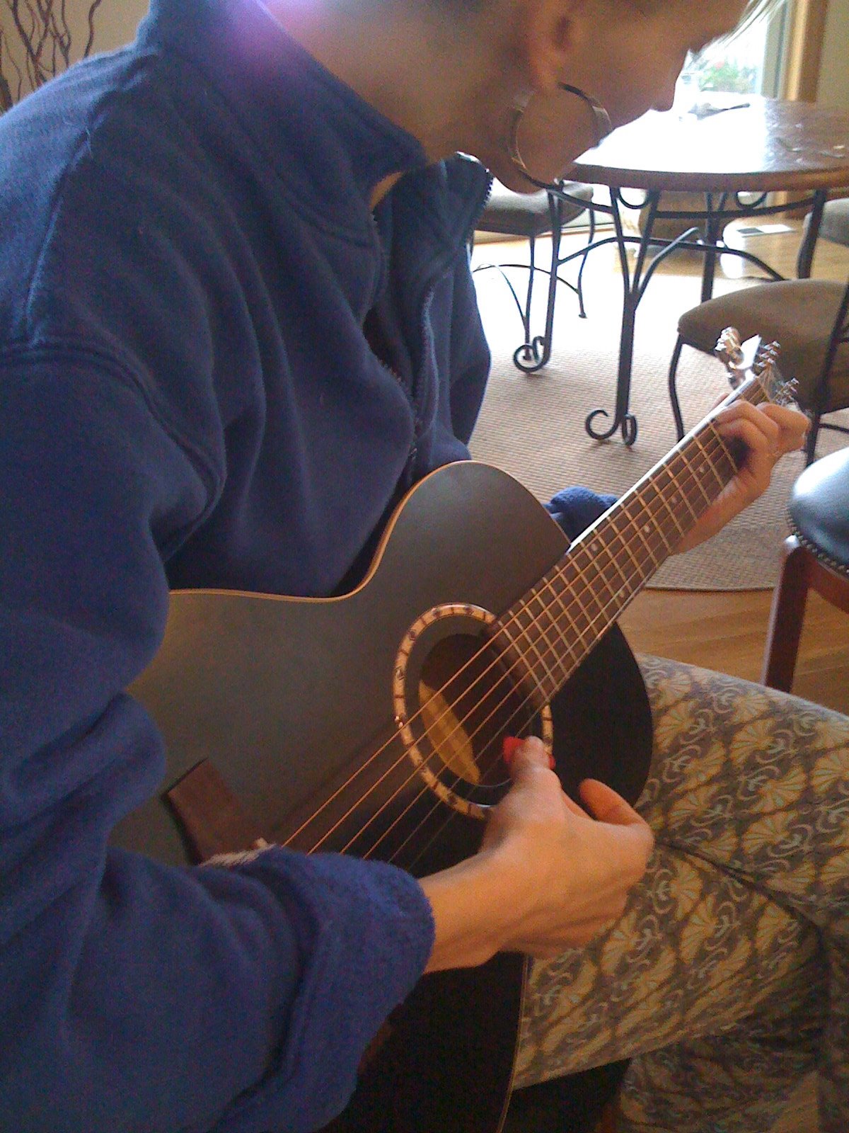 Our new parlor sized guitar
