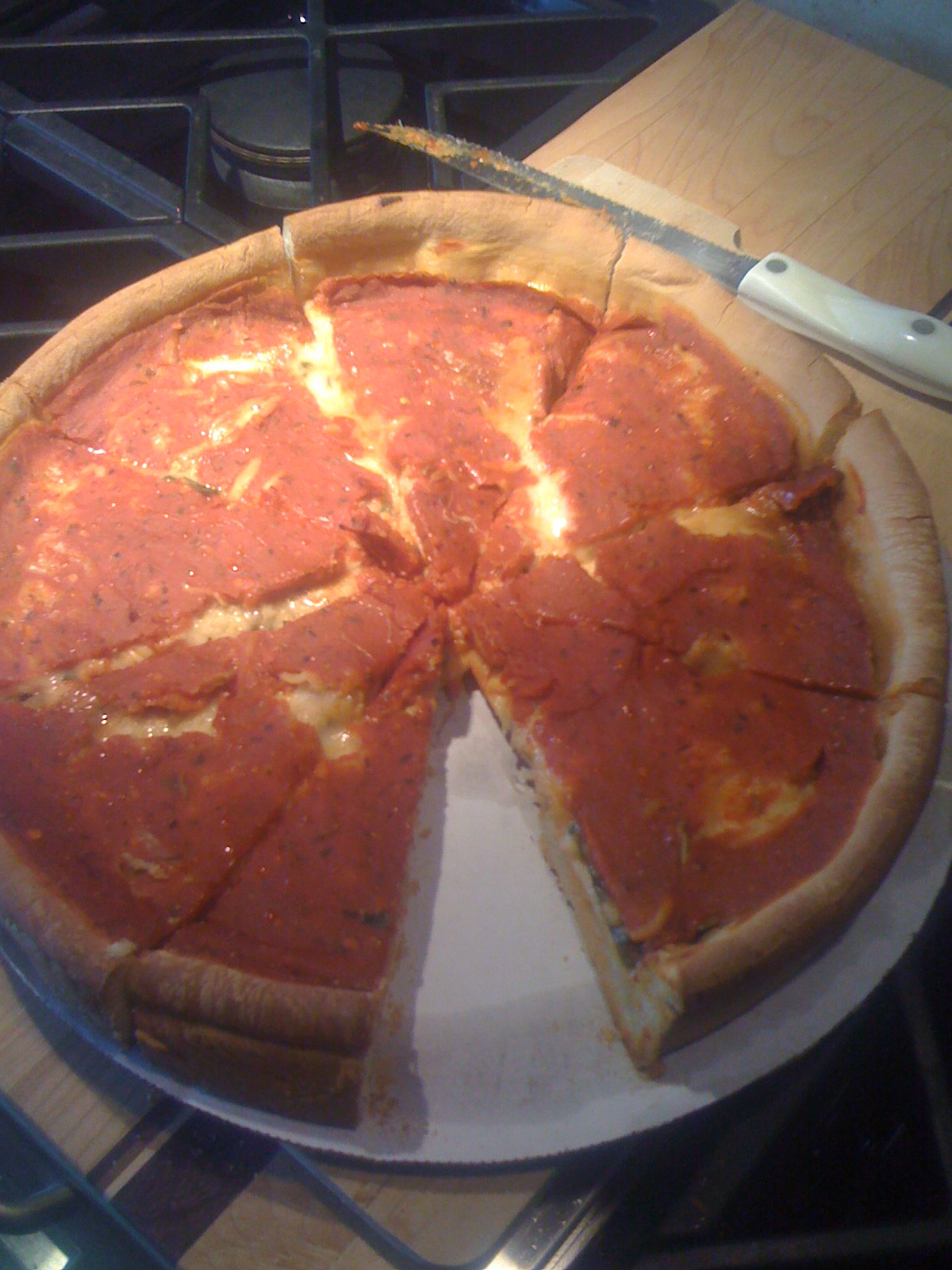In search of Chicago style pizza