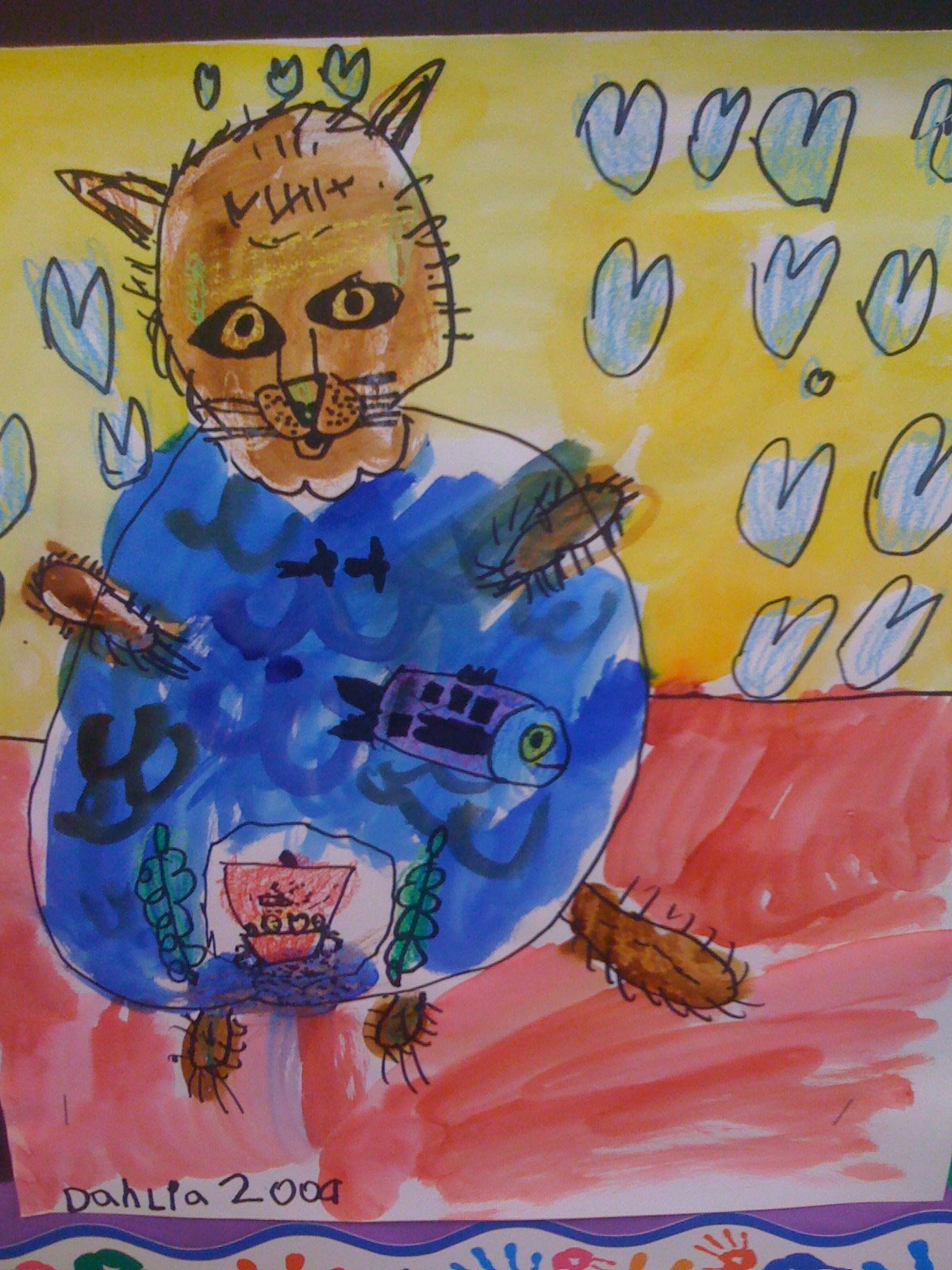 Cat and fishbowl