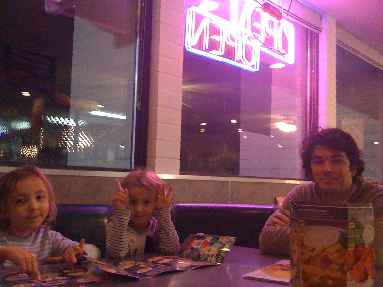 Denny’s for our Thanksgiving dinner