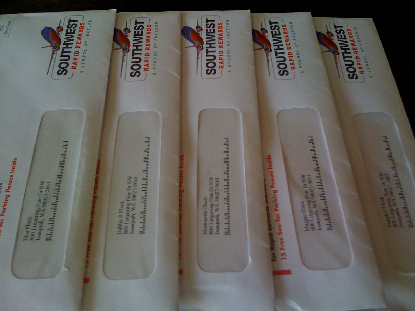 So sick of Airline Related Mail!