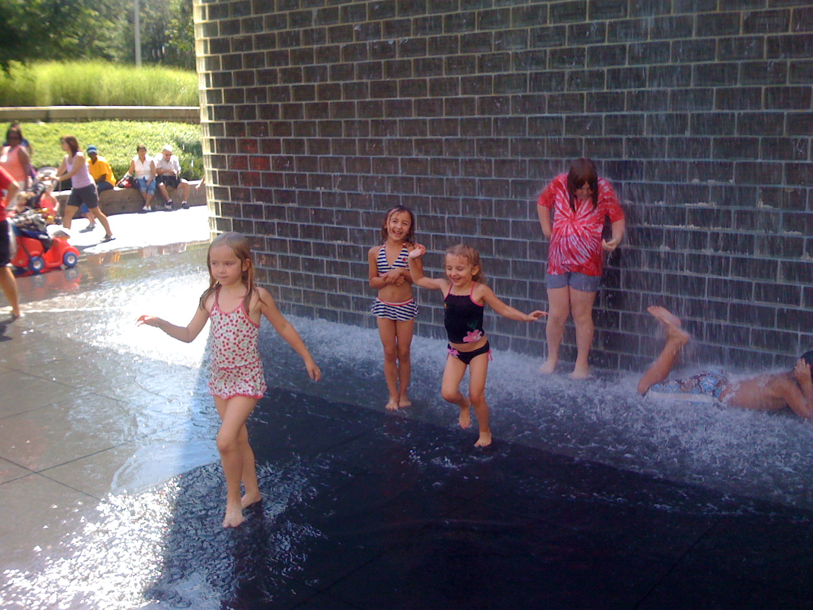 Getting wet