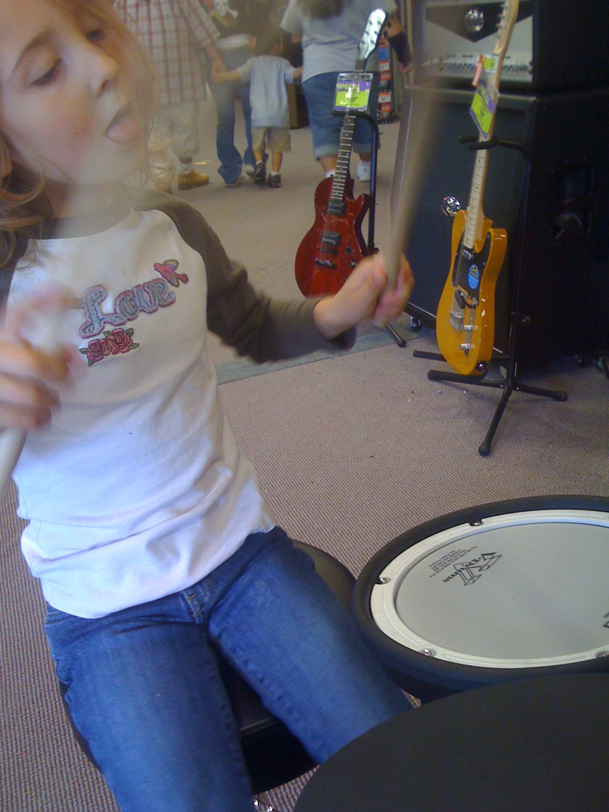 Just like her dad
