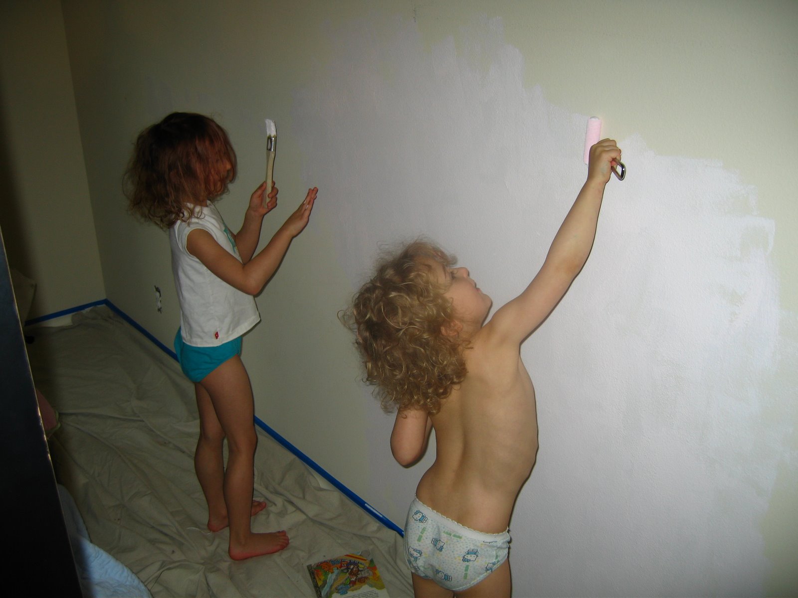 My little underdressed helpers