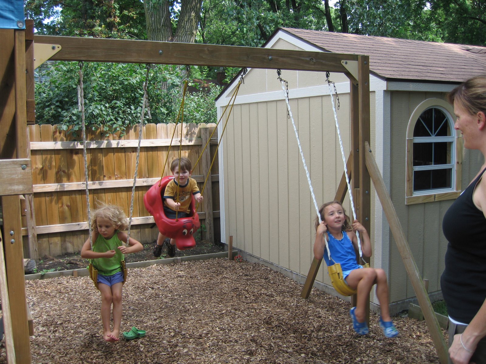 Swinging at Lesa’s