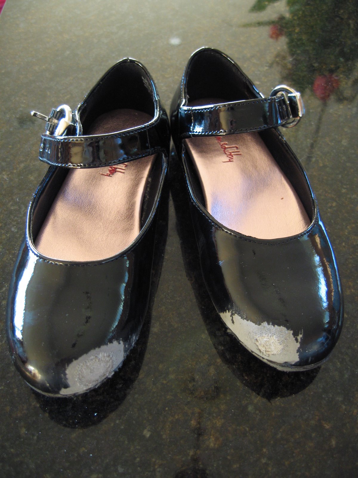 brand new shoes ruined