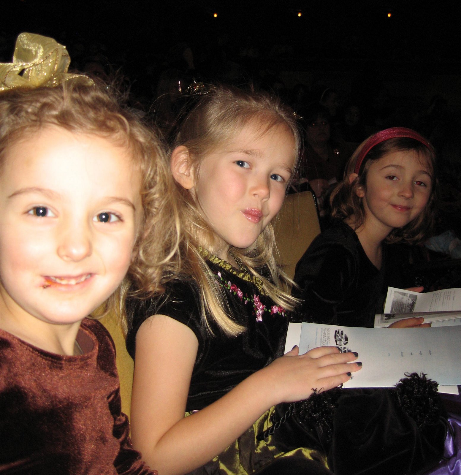 at the Nutcracker ballet