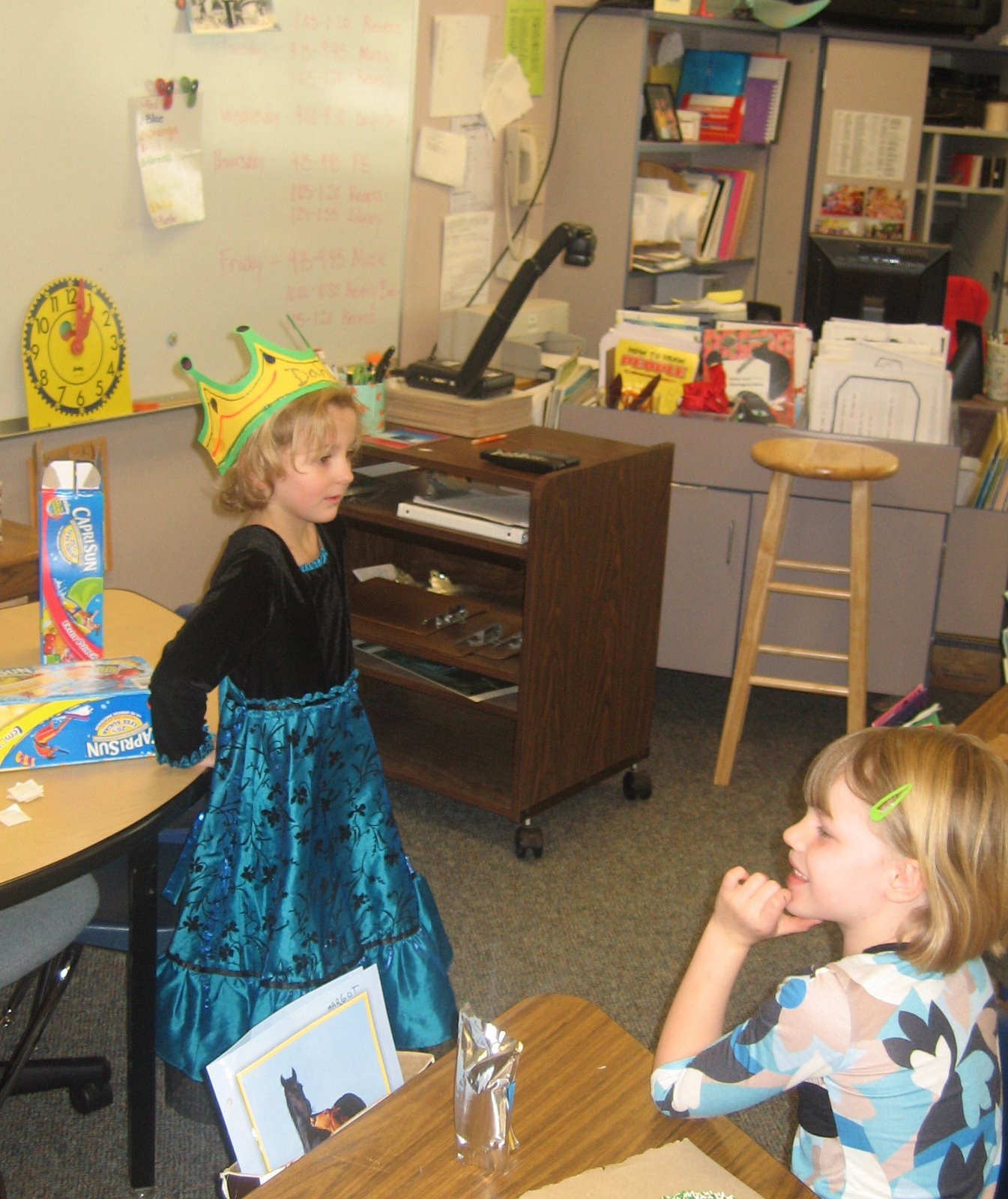 Dahlia’s birthday week at school