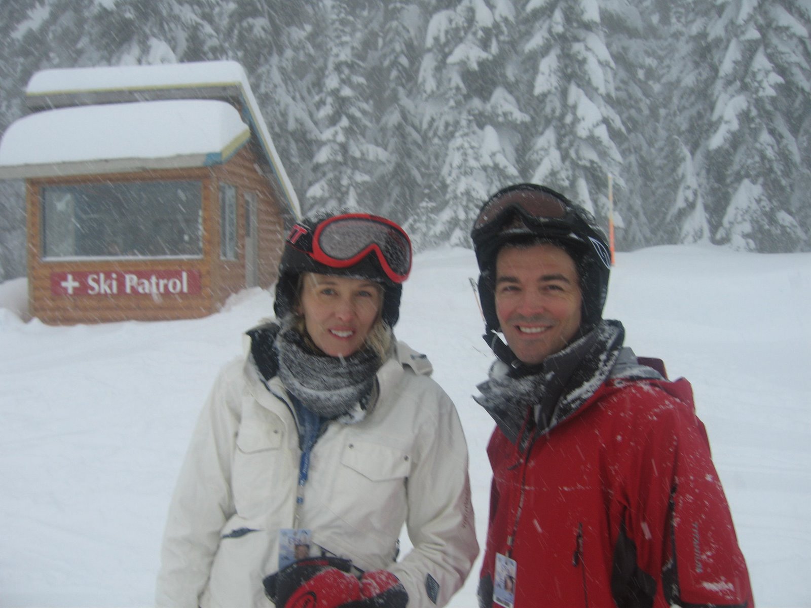 Lots of snow, lots of skiing