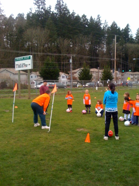 First day of spring soccer season
