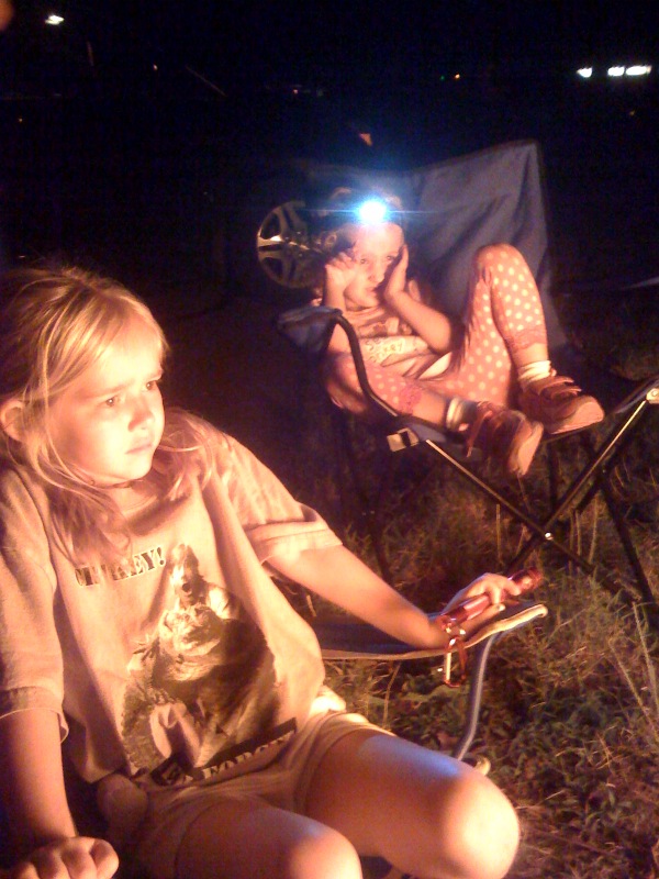 By the campfire